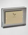 Tizo Lucite Floating Block Frame, 5" X 7" In Gray