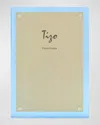 Tizo Color Lucite Frame, 4" X 6" In Clear/light Blue