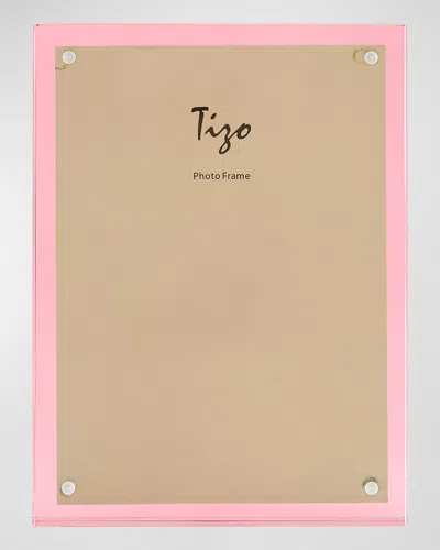 Tizo Lucite Frame - 4" X 6" In Pink