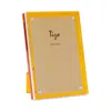 Tizo Lucite Frame, 4 X 6 In Clear/orange