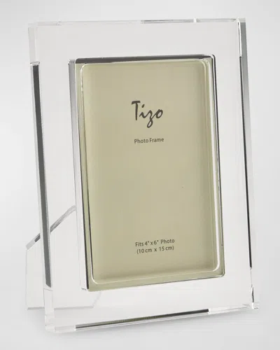 Tizo Double-border Lucite Frame In Clear