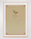Tizo Lucite Double Border Frame, 5" X 7" In Orange
