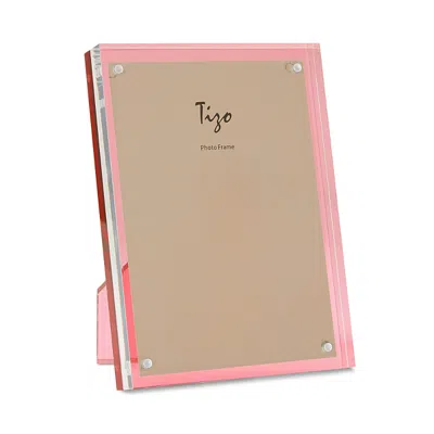 Tizo Lucite Frame, 8 X 10 In Pink