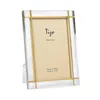 Tizo Lucite Frame With Gold-tone Inlay, 4 X 6 In Neutral