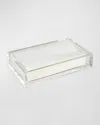 Tizo Lucite Guest Towel Tray In Clear