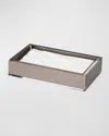Tizo Lucite Guest Towel Tray In Silver