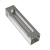 Tizo Lucite Mezuzah In Silver