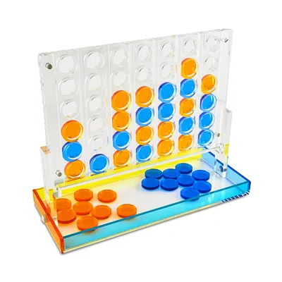 Tizo Lucite Multicolor Four In A Row Set