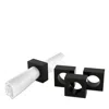 Tizo Lucite 4-piece Square Napkin Ring Set