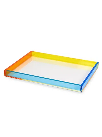 Tizo Lucite Serving Tray In Multi
