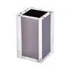 Tizo Lucite Tooth Brush Cup Holder In Gray