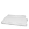 Tizo Clear Lucite Tray With Bubble Handles