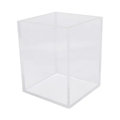 Tizo Lucite Waste Basket In Transparent