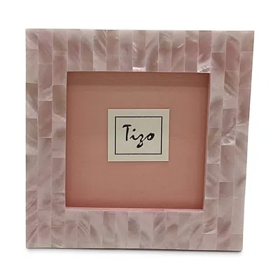 Tizo Mother Of Pearl 3 X 3 Picture Frame In Brown