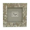 Tizo Mother Of Pearl 3 X 3 Picture Frame In Gray