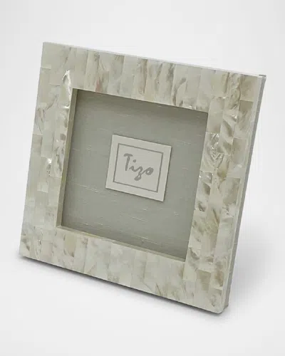 Tizo Mother Of Pearl 3 X 3 Picture Frame In Gray