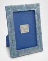 Tizo Mother Of Pearl 5 X 7 Picture Frame In Blue