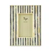 Tizo Resin Bone Picture Frame, 4 X 6 In Gray/white