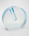 Tizo Round Crystal Vase - Large In Blue