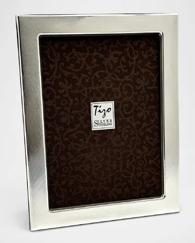 Tizo Sterling Mesh Frame, 4"x 6" In Silver