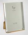 Tizo Lucite Easel Back Frame, 5" X 7" In Clear &amp; Gold