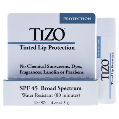 Tizo Tinted Lip Protection Spf 45 By  For Unisex - 0.14 oz Lip Balm In White