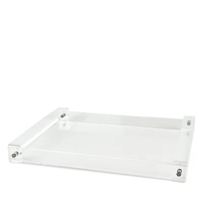 Tizo Tizi Clear Lucite Tray In White