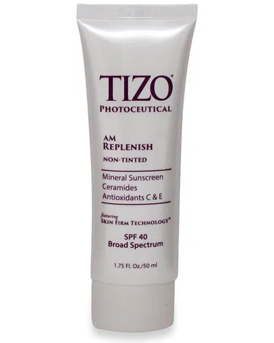 Tizo Unisex 1.75oz Photoceutical Am Replenish Non-tinted Spf 40 In White