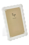 Tizo Wave Lucite® Easel Picture Frame In White