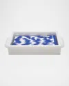 Tizo Lucite Guest Towel Holder Tray With Bubble Handles