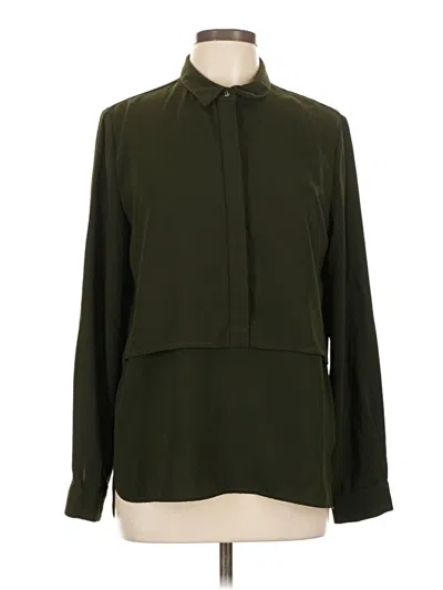 Pre-owned Tk Long Sleeve Polo Shirt In Green