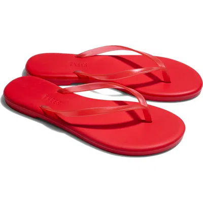Tkees Aqua Jelly Flip Flops Sol Red