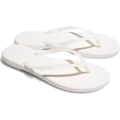 Tkees Aqua Jelly Flip Flops Coconut In White
