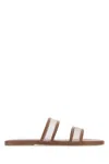 Tkees Brown Leather Viv Slippers In Multi