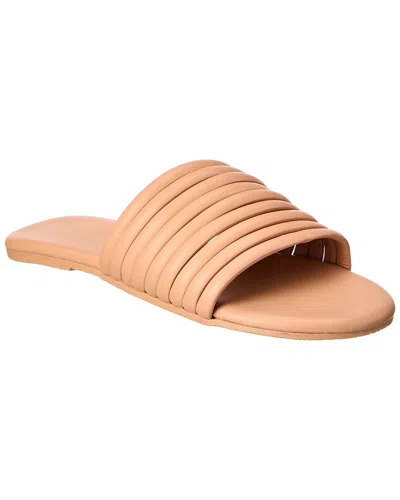 Tkees Caro Leather Sandal In Nude