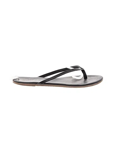 Pre-owned Tkees Flip Flops In Black