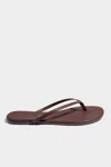 Tkees Foundation Matte Flip Flops In Cappuccino In Burgundy