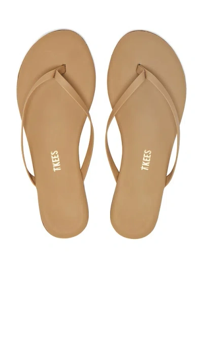 Tkees Foundations Matte Flip Flop In Brown