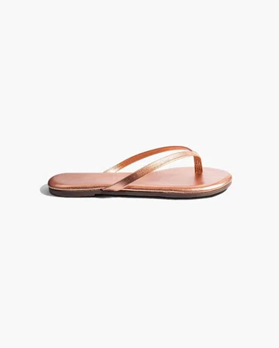 Tkees Kids' Girl's Metallics Sandals In Beach Pearl In Brown