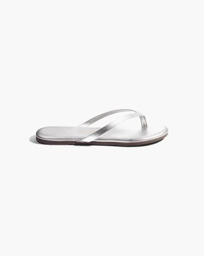Tkees Kids' Girl's Metallics Sandals In Fairylust In Silver