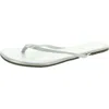 Tkees Glitters Womens Glitter Slide Flip-flops In White