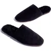 Tkees Ines Genuine Shearling Slipper In Black