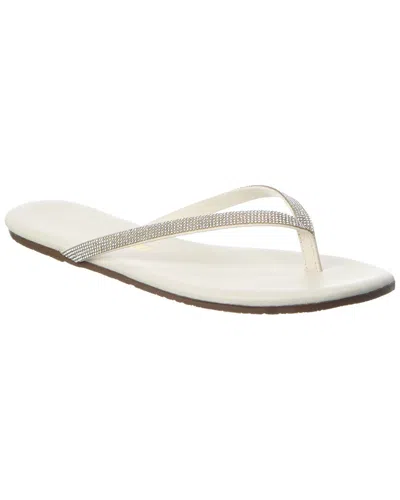 Tkees Infinity Lily Leather Sandal In White