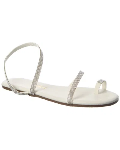 Tkees Infinity Mia Leather Sandal In White
