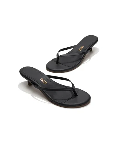 Tkees Julia Kitten Heel Flip Flop In Black