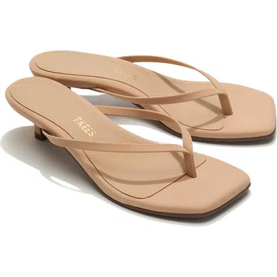 Tkees Julia Kitten Heel Flip Flop In Brown
