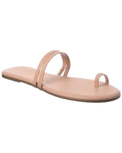 Tkees Leah Leather Sandal In Animal Print