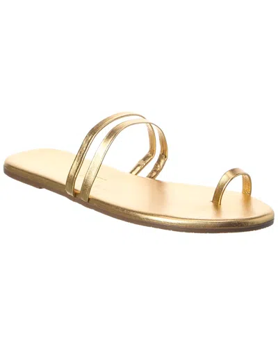 Tkees Leah Leather Sandal In Gold