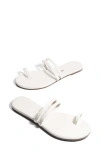 Tkees Leah Toe Loop Sandal In Cream