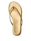 Tkees Leather Sandals In Gold